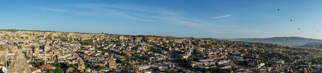 Obraz premium The topography of Goreme, Cappadocia, Türkiye is unique.