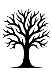 Halloween Tree SVG, Creepy Tree SVG, Spooky Tree SVG, Black Cat SVG, Bat SVG, Pumpkins SVG, Fall SVG, Season SVG, Scary SVG, Halloween Tree Silhouette, Cut file for Cricut SVG, JPG, PNG