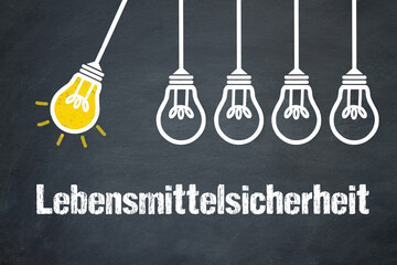 Fototapeta premium Lebensmittelsicherheit 