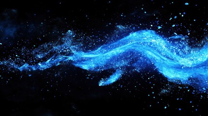 Abstract Blue Energy Stream