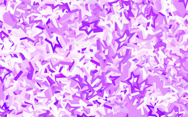 Fototapeta premium Light Purple vector pattern with christmas stars.