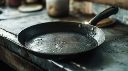 Obraz premium boiling water on a stove