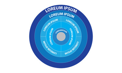 Collection of vector circle chart infographic templates for presentations, advertising, layouts, annual reports. 8 options, steps, parts	