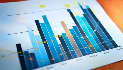 Close-Up of a Comparison Chart or Data