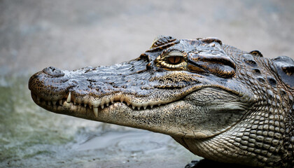 Fototapeta premium Close-Up of a Crocodile