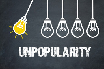 unpopularity	
