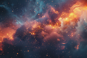 Abstract background of lumina spark.