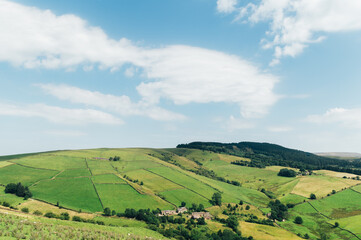 Obraz premium Teggs Nose, Ridgegate Reservoir, Trentabank Reservoir Circular, Peak District National Park, England, UK