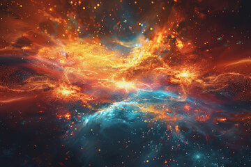 Obraz premium Abstract background of lumina spark.