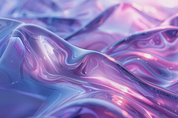 Fototapeta premium Abstract glass background amorphous nature Light purple background mixed with blue.
