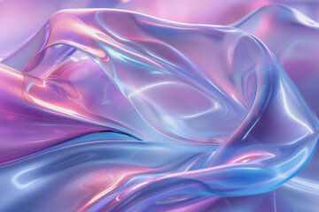 Obraz premium Abstract glass background amorphous nature Light purple background mixed with blue.
