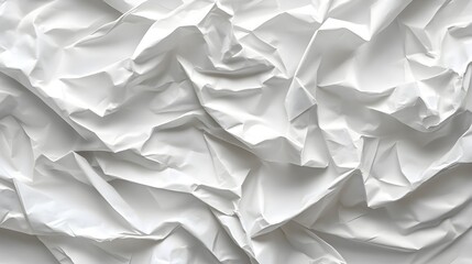 Fototapeta premium White Creased Paper Texture Background