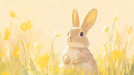 Fototapeta premium cute rabbit