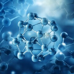 3d render of molecule, molecule of chemistry, background with molecules, 3d illustration of molecule model. Science background wit molecules
