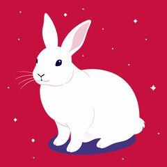 Cute Dwarf Rabbit vector artwork