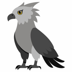 Harpy Eagle vector art illustration