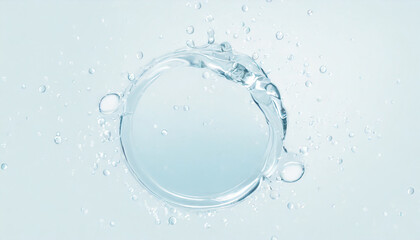 Dynamic Serum Splash, Crystal Clear Serum Burst, Refreshing Serum Ripple
