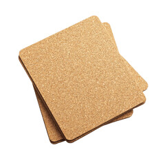 Corkboards on transparent background