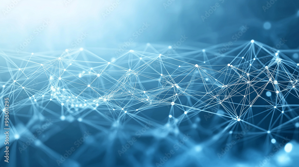Poster abstract plexus background with connecting dots and lines. global network connection, digital techno