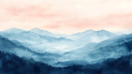 Obraz premium Soft Pastel Abstract Watercolor Background