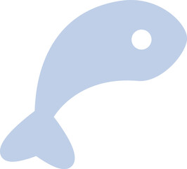 Cat meat. Natural conserve fish, seafood for pets. Image for design of pet store or veterinary clinic. Simple flat vector isolated on white background