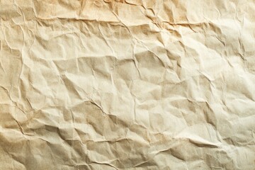 Old paper vintage texture surface for background. Recycle pale brown paper crumpled texture, Cream color recycled kraft paper texture blank with copy space for text , ai