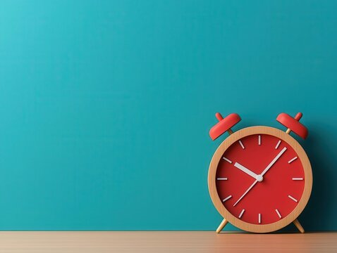 Interest rate symbol with a downward arrow on a clock face, time running out on savings
