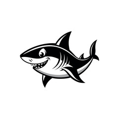 shark vector art and illustration design