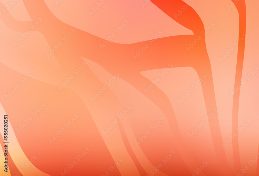 Poster light red vector glossy abstract background.