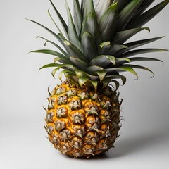 Pineapple in a White Background 