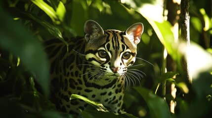 Ocelot in the Jungle