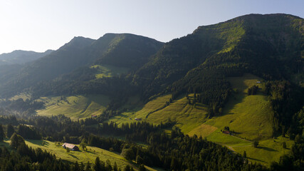 Hochgrat im Allgäu in Germany in the Alps