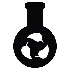 ecological, experiment, research icon, organic, flax, science
