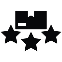 Customer feedback, review, browser icon, Package box, good review, product icon