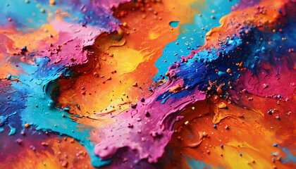 Explosion de Couleurs Abstraites