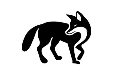 wolf silhouette Fox Silhouette Vector Illustration