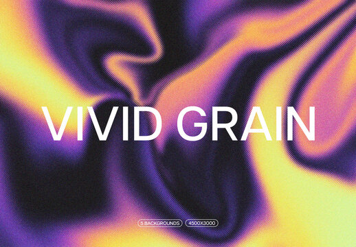 Vivid Grainy Background Textures