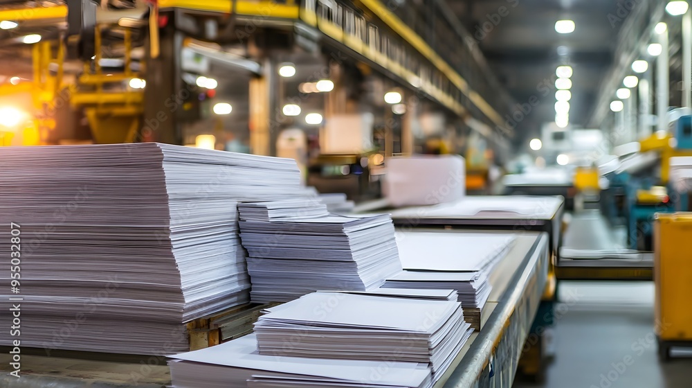 Aufkleber efficient printing facility:streamlining production and sorting processes