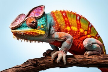 Obraz premium Chameleon Close-Up