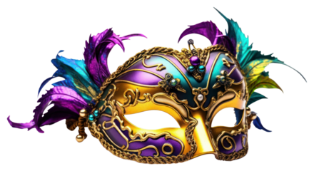 PNG Carnival jewelry mask white background.