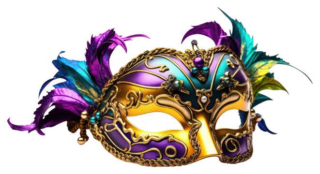 PNG Carnival jewelry mask white background.