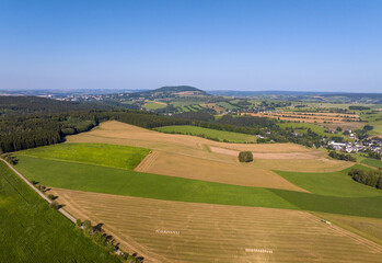 Summer in the Erzgebirge in Saxony in Germany