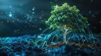 Green Technology: A Tree Grows on a Microchip