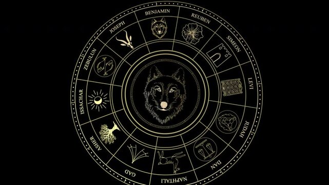 BENJAMIN Tribe of Israel Flag Symbol Banner