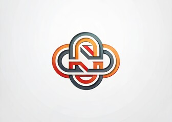 A minimalist, modern-designed emblem featuring intertwined letters stylized with clean lines, bold typography, and a sleek color scheme, symbolizing unity and professionalism.