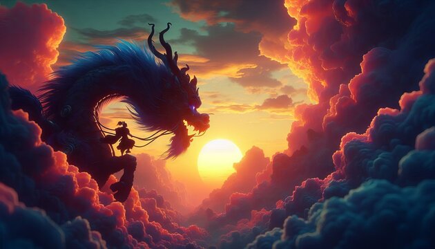 sunset  wukong