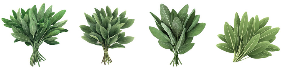 A collection of four unique green plants, showcasing various leaf shapes and arrangements for gardening and decor inspiration.