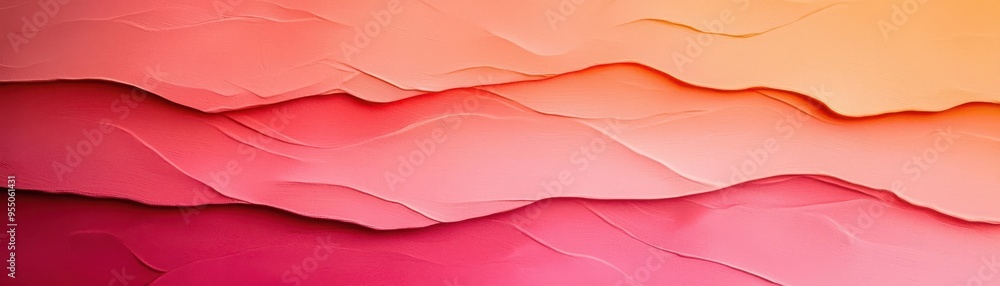 Aufkleber abstract gradient background with soft red and beige tones, ideal for website headers, banners, or g