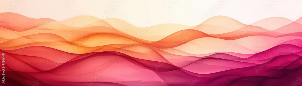 Poster abstract gradient background with soft red and beige tones, ideal for website headers, banners, or g