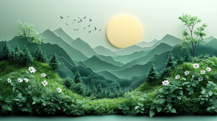 Social media and digital campaigns promoting environmental protection and conservation efforts.